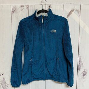 The North Face Women’s M Oso Full Zip Fleece Jacket Blue Plush